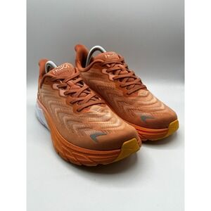Hoka One One Arahi 6 Womens 9.5 B Sun Baked Shell Coral Running Shoes 1123195-SB